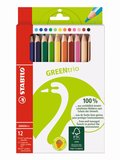 Stabilo, Kredki Stabilo Greentrio Grube Trójkątne 12 Sztuk w Pudełku - Stabilo