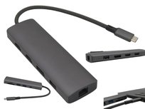 Stacja Baza Dokująca Hub USB-C na 2 Monitory do notebooka ultrabooka Apple