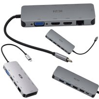 STACJA BAZA DOKUJĄCA USB-C Z FUNKCJĄ ŁADOWANIA DO LAPTOPA FUJITSU ŁADUJE