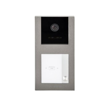 Stacja bramowa 1 lokal Vidos S201-1 otwieranie kartami Mifare oraz kodem QR (tylko z M200-X), kamera 2Mpx 125° natynkowa - VIDOS