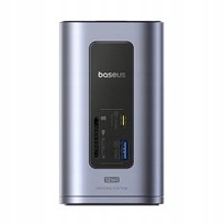 Stacja dokująca Baseus Air Spacemate 12w1 USB-C HDMI 4K RJ45 Szara Inna marka