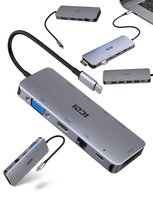 Stacja dokująca do 2 monitorów rozszerzenie obrazu USB-C do laptopa LENOVO