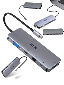 Stacja dokująca do 2 monitorów rozszerzenie obrazu USB-C do laptopa LENOVO - Inny producent