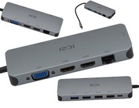 Stacja dokująca do dwóch monitorów ekranów z HDMI USB-C rozszerenie obrazu