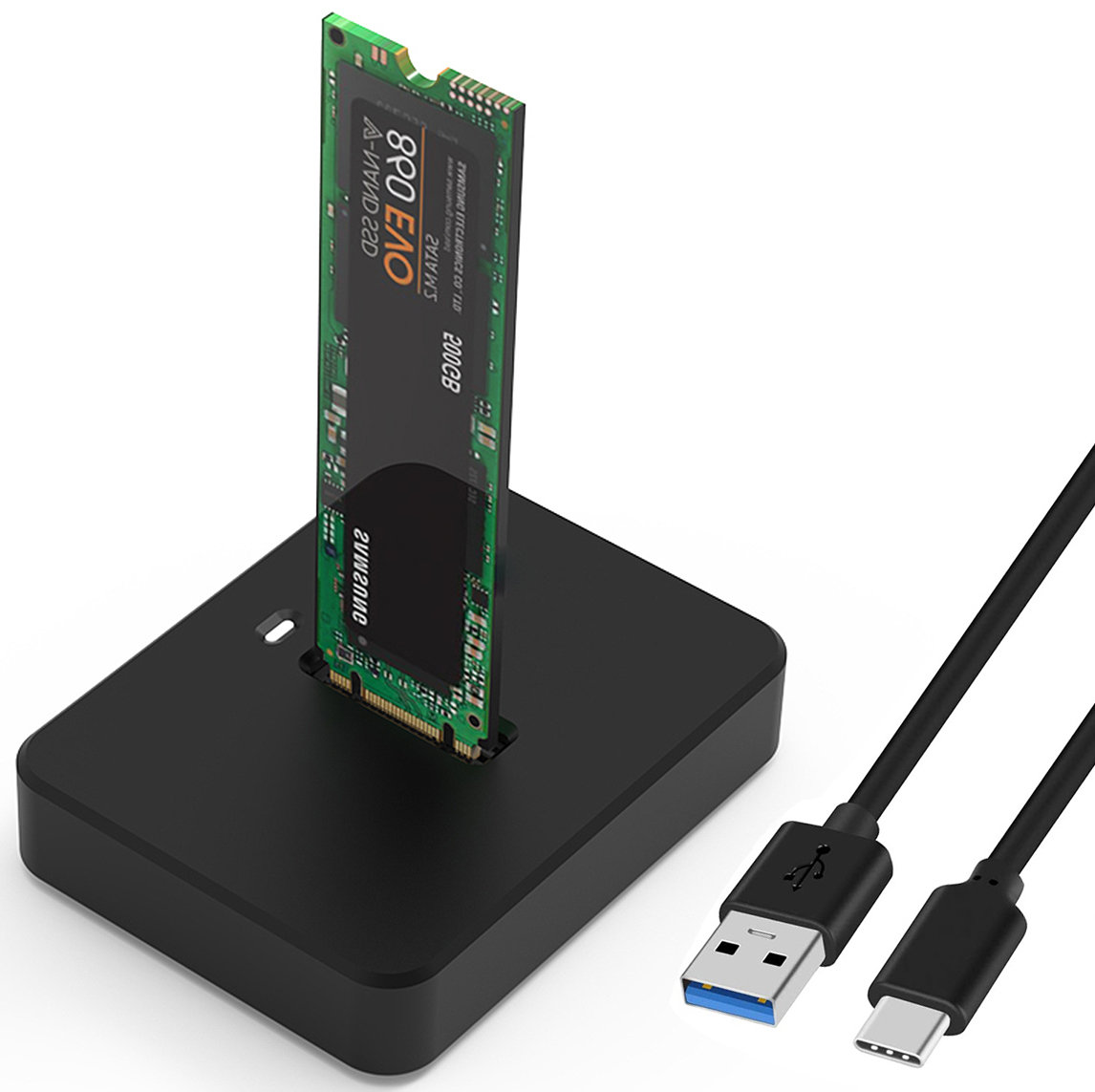 Stacja Dokująca Dysków M.2 SSD NGFF NVMe PCIE USB 3.1 Typ C - Novaza ...