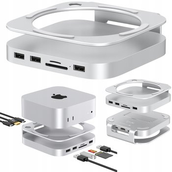 Stacja dokująca Hub MC60H M.2 NVMe SATA Mac Mini M4 10 Gb/s HDMI 4K USB C - Inny producent