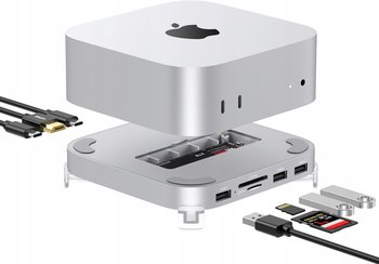 Stacja dokująca Hub SSD do Mac Mini M4 2024 9w1 10 Gb/s USB SD microSD HDMI - Inny producent