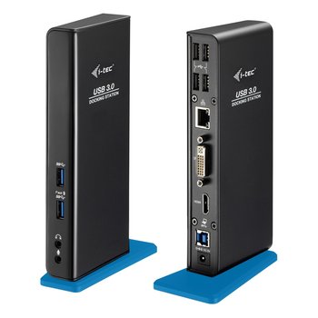 Stacja dokująca I-TEC Gigabit Ethernet Dual, USB 2.0/USB 3.0 - I-Tec