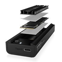 Stacja dokująca IcyBox IB-180MC-C31 M.2 NVMe&SATA Docking, USB 3.2 (Gen2) Type-C, Aluminium IcyBox