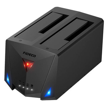 STACJA DOKUJĄCA/KLONOWANIA DYSKÓW HDD/SSD FIDECO YPZ220B (USB 3.2, SATA I/II/III) - Fideco