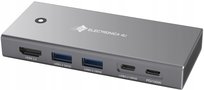 Stacja dokująca obudowa kieszeń do SATA NVME dysk M.2 HUB USB C HDMI