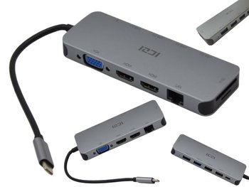 STACJA DOKUJĄCA USB 3.0 HDMI LAN AUDIO Displayport UNIWERSALNA HUB 9w1 - Inny producent