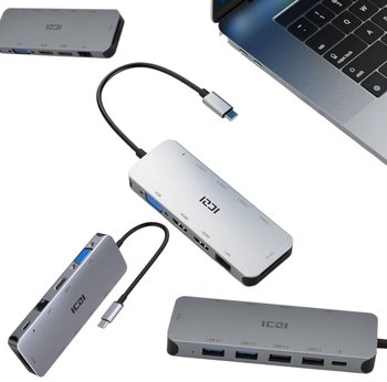 Stacja dokująca USB-C do 2 monitorów rozszerzenie obrazu do laptopa FUJITSU - Inny producent