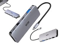 Stacja dokująca USB-C do 2 monitorów rozszerzenie obrazu do laptopa HIRO