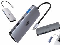 Stacja dokująca USB-C do 2 monitorów rozszerzenie obrazu do laptopa TOSHIBA