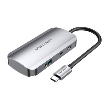 Stacja dokująca USB-C na USB-C, 3x USB3.0, PD 0,15m Vention TNDHB szary - Vention