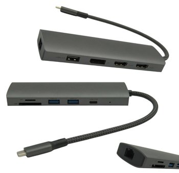 Stacja Dokująca USB-C PD Rozszerzenie Ekranu 2 Monitory 4K Dream Machines - Inny producent