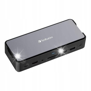 Stacja dokująca USB-C Pro CDS-15SSD| 2xHDMI DP RJ-45 4xUSB 3xUSB-C SD SSD