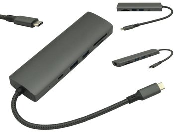 Stacja Dokująca USB-C Rozszerzenie Ekranu na 2 Monitory PD 4K Hyperbook - Inny producent