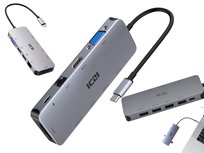 Stacja dokująca USB-C rozszerzenie obrazu do laptopa DELL do 2 monitorów