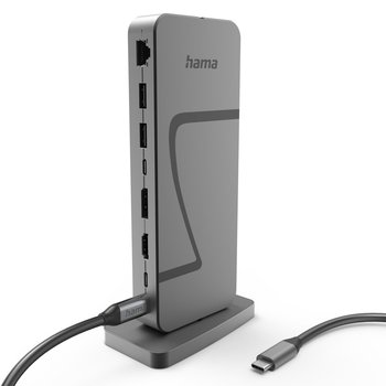 Stacja dokująca USB4 Connect2Office Speed, USB-C, PD, 40 Gbit/s, 10 portów - Hama