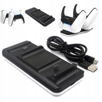 STACJA ŁADOWANIA DO PADÓW PS5 PLAYSTATION 5 DUALSENSE (ŁADOWARKA, PODWÓJNA)