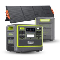 Stacja Ładowania Energii Fossibot F2400 Zielony Panel Solarny 200W