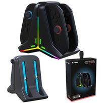 Stacja ładująca Joy-Con Nintendo Switch 2, ładowarka do 4 Joy-Conów,LED Snakebyte