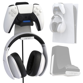 Stacja Ładująca Pojedyncza Do Padów Ps5 + Hak Na Słuchawki - Venom