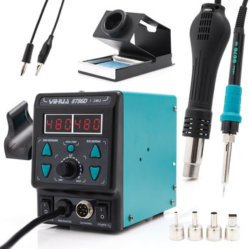 Stacja Lutownicza Grotowa + Hot-Air Yihua 8786D-I - Techrebal