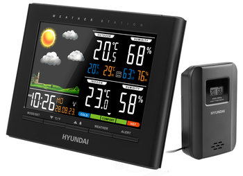 Stacja Meteo Hyundai Ws4380 Z Budzikiem, Datą I Prognozą Pogody - Hyundai