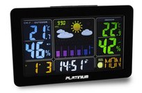 Stacja pogodowa bezprzewodowa SUN zegar termometr higrometr ciśnienie 