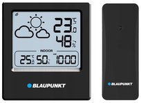 Stacja pogodowa Blaupunkt WS10BK Czarna Prognoza pogody Wyświetlacz LCD Blaupunkt