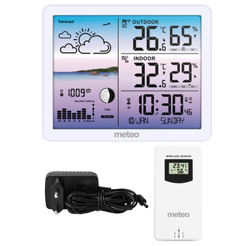 Stacja pogodowa METEO SP107 biała - METEO