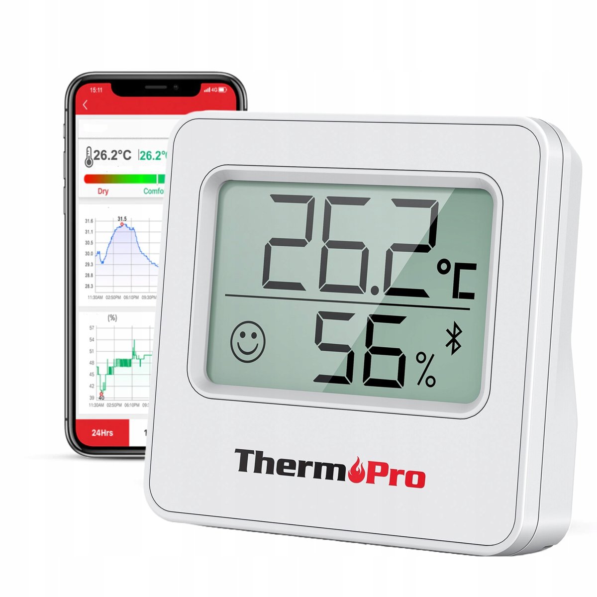 Stacja Pogodowa Thermopro Tp357 - Krasław | AGD Sklep EMPIK.COM