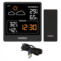 Stacja Pogodowa Z Dcf Meteo Sp200 Z Pogodynka Ekran Lcd