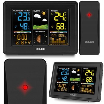 Stacja pogodowa z wyświetlaczem - model BD-907 - Baldr