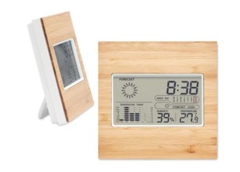 Stacja pogody BAMBOO z bambusowymi elementami SETTY - setty