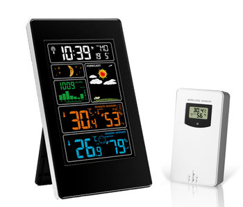 Stacja pogody JVD RB3389 ciśnienie tepperatura wilgotność alarmy - JVD