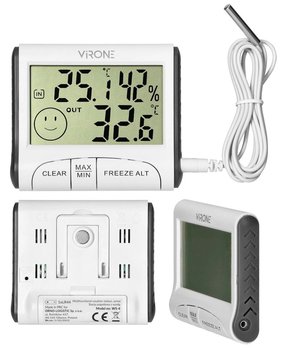 Stacja Pogody Wielofunkcyjna LCD Wilgotność Sonda na Baterie - Orno