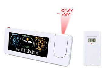 Stacja pogody z projektorem JVD RB3538.2 Zegar Budzik - JVD