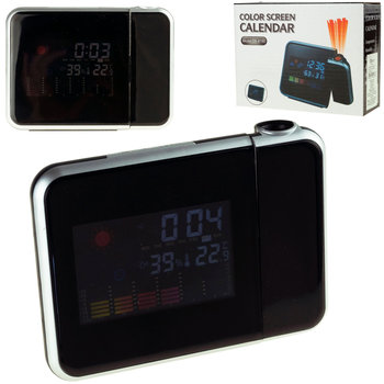 Stacja Pogody Zegar Budzik Projektor Higrometr - MARTOM