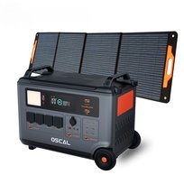 Stacja Zasilania OSCAL PowerMax 6000 (moc szczytowa 7200 W) z 1 Panelem Słonecznym 200 W -Wersja UE