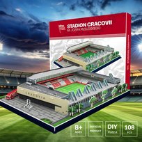 Stadion Miejski im. Józefa Piłsudskiego - CRACOVIA - Puzzle 3D 108 elementów - model klubowy