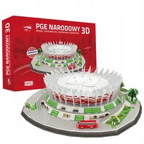 Stadion piłkarski PGE NARODOWY Puzzle 3D model oficjalny