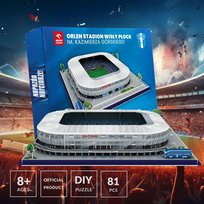 Stadion piłkarski - Stadion WISŁA Płock - Puzzle 3D - 81 elementów