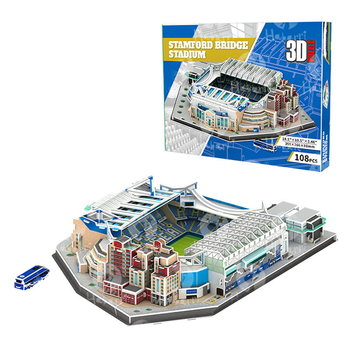 Stadion piłkarski - STAMFORD BRIDGE - FC Chelsea - Puzzle 3D 108 elementów - HABARRI