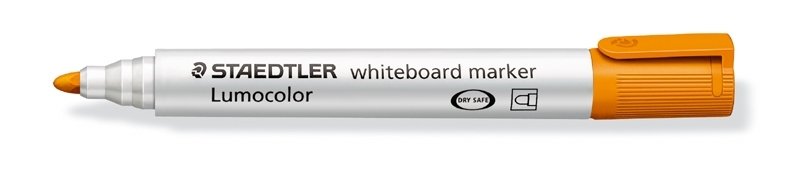 Zdjęcia - Pisak STAEDTLER , Marker do białych tablic whiteboard Lumocolor, pomarańczowy, ok 