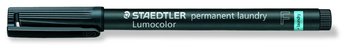 Staedtler, Pisak do tkanin Lumocolor laundry, czarny, F, wodoodporny - Staedtler