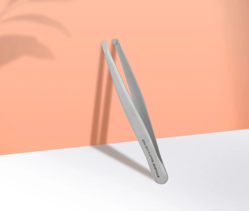 Empik STALEKS Pęseta do Brwi BEAUTY & CARE 10 TYPE 3 (szeroka skośna)